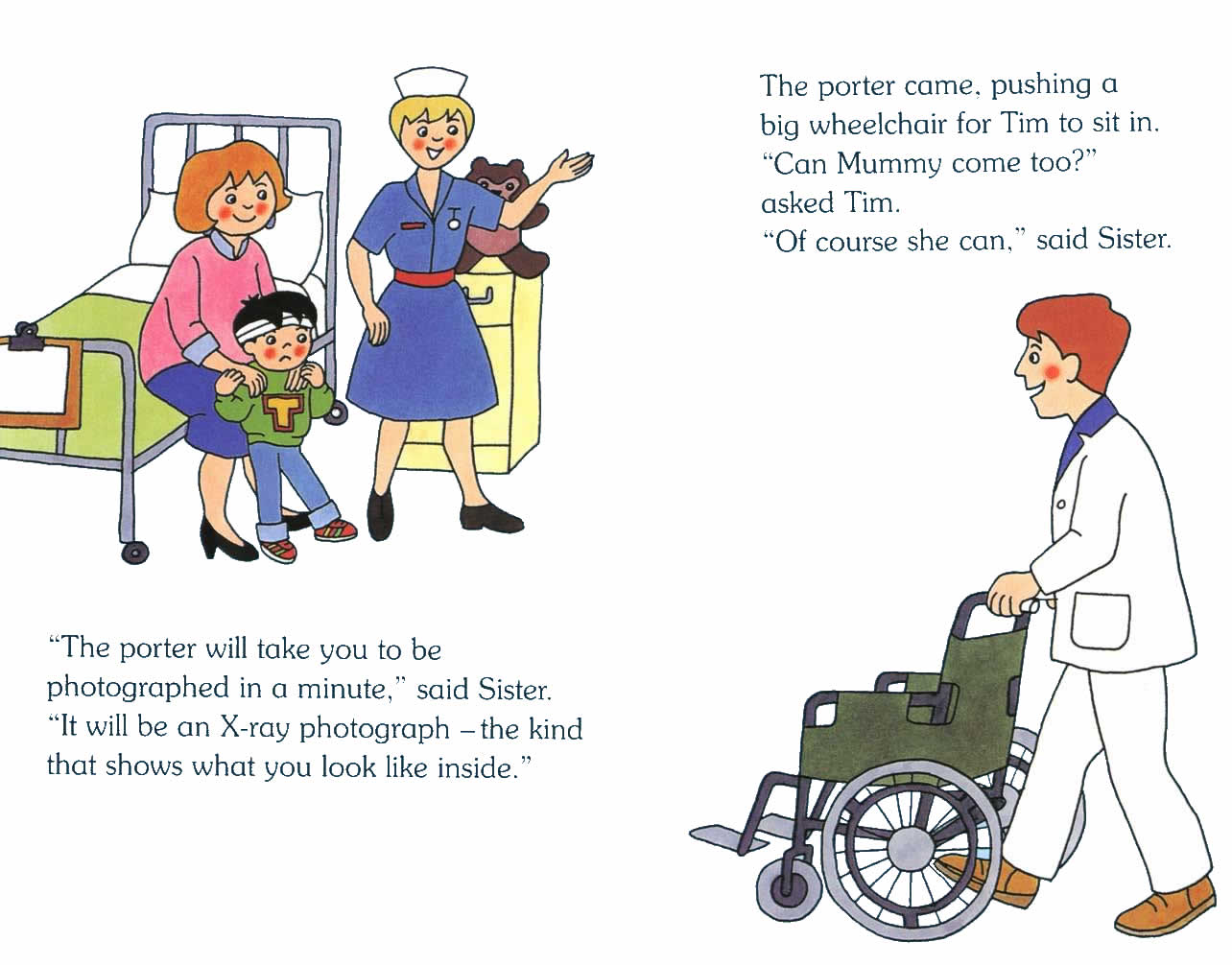 Ladybird - Topsy Tim Books - Go To Hospital (04),绘本,绘本故事,绘本阅读,故事书,童书,图画书,课外阅读